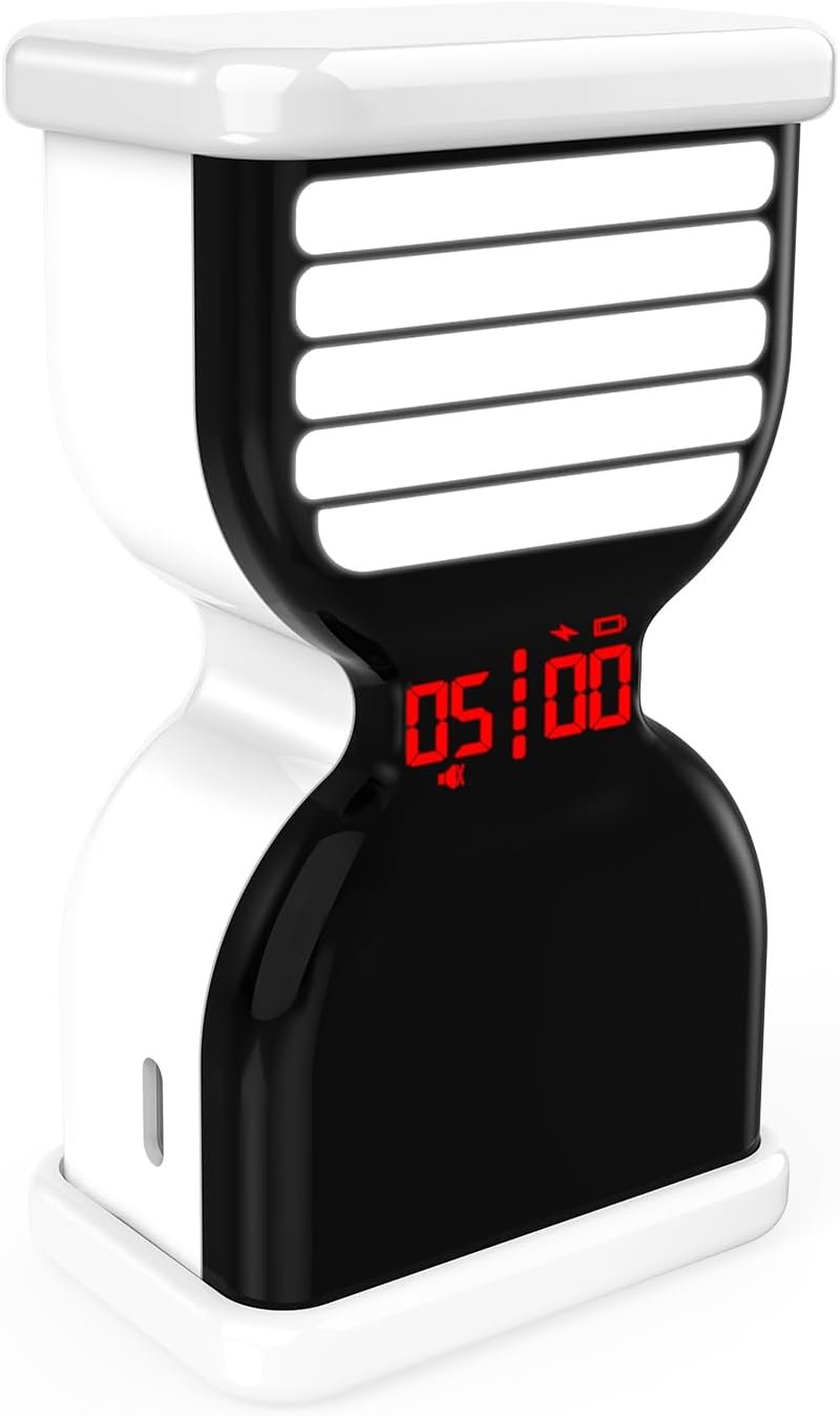 Visual Digital Hourglass Timer, Productivity Flip Timer