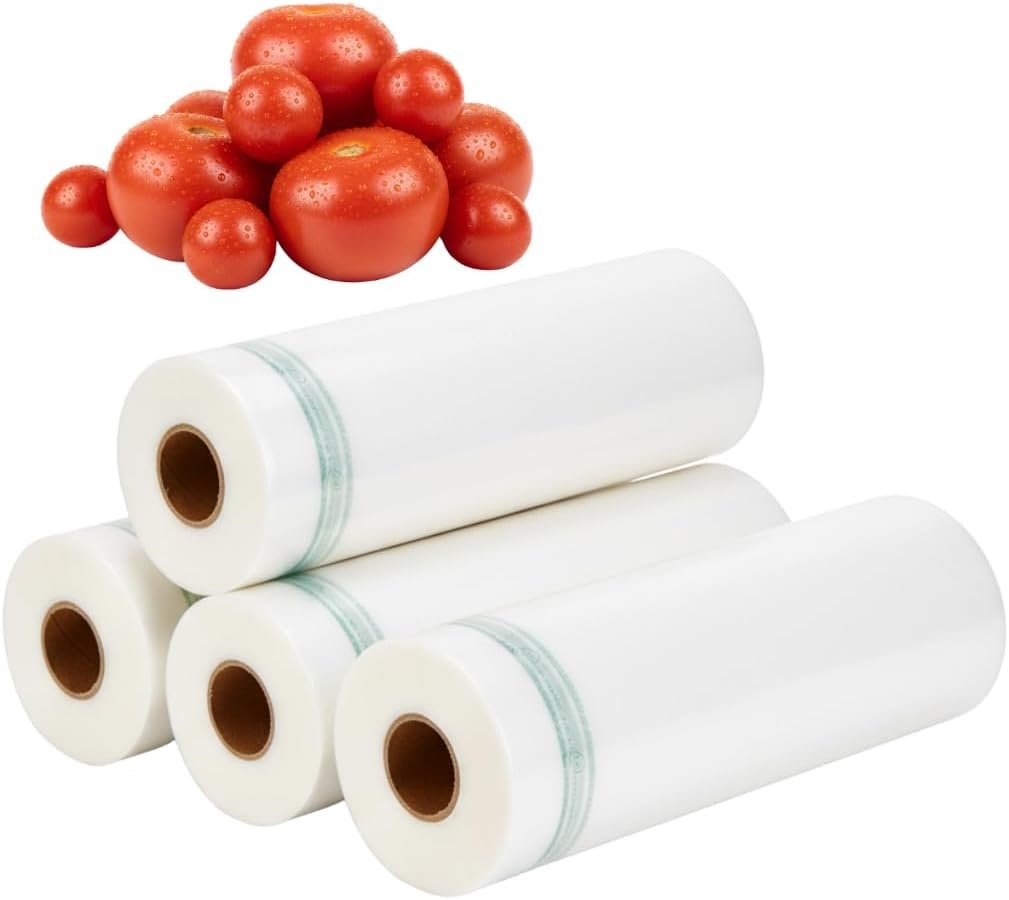 Retail Bags Direct Produce Bags, 10″ x 15″, 11 Micron, 3500 Count, 4 Rolls