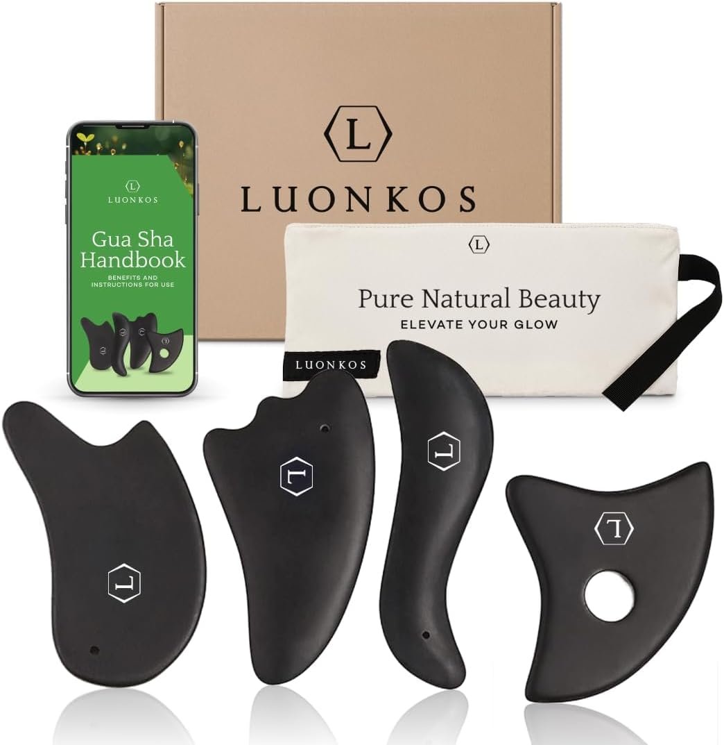 Bian Stone Guasha Tool for Face and Body Sculpting – Gua Sha Facial Tools