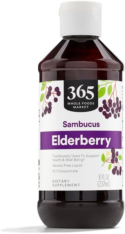 365 by Whole Foods Market Elderberry Syrup, 8 FZ