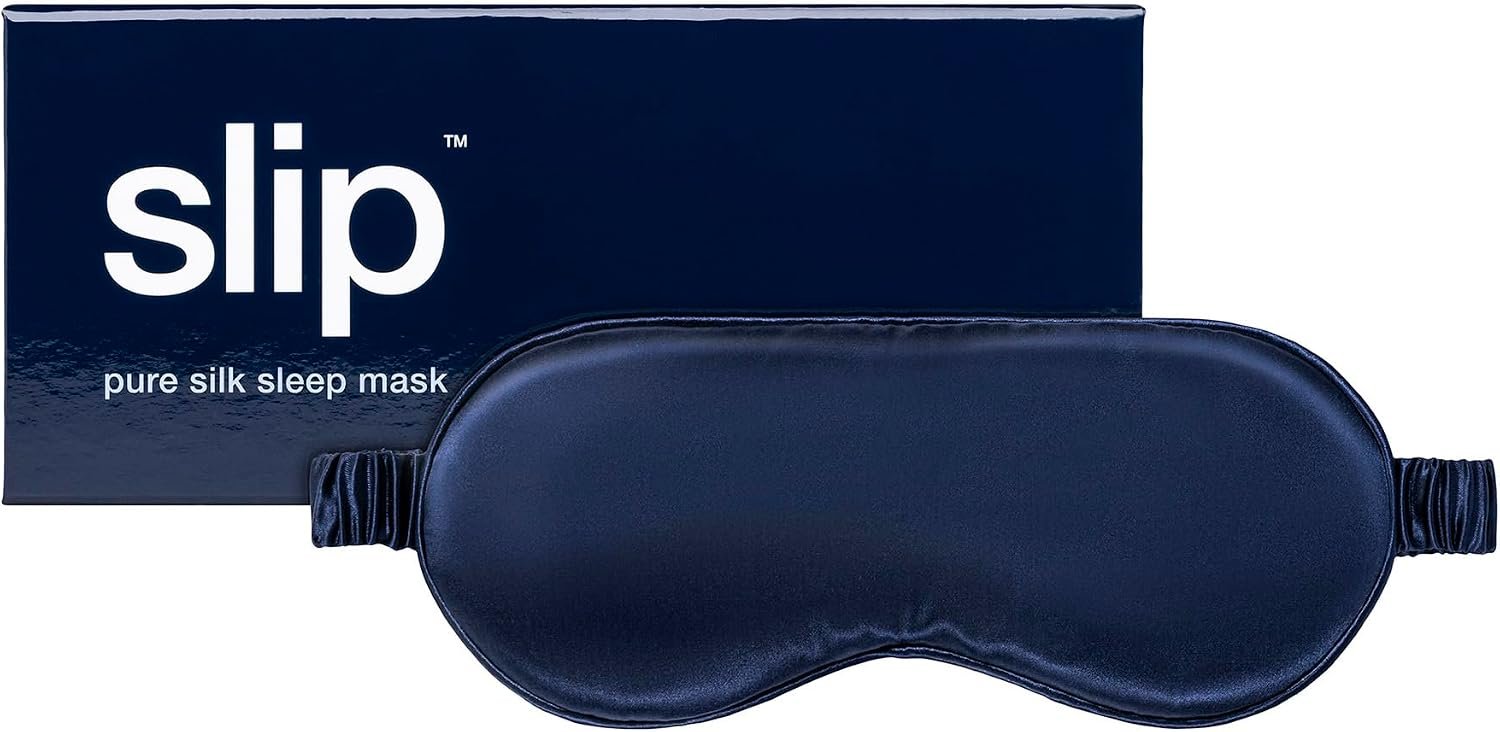 Slip Silk Sleep Mask, Navy | Gentle on Delicate Skin