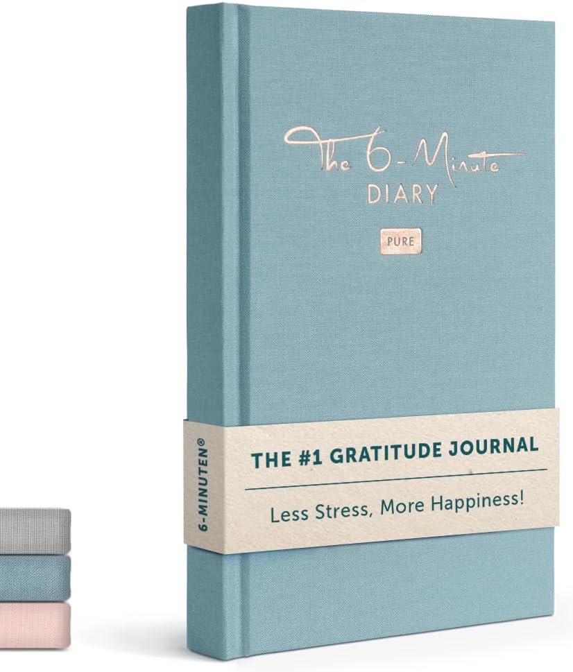6-Minute Diary Pure – 3 Million User Gratitude Journal for Women w/ Prompts – Guided Self Care Journal Based on Positive Psychology – Daily Manifestation Journal for Self-Love & Mindfulness