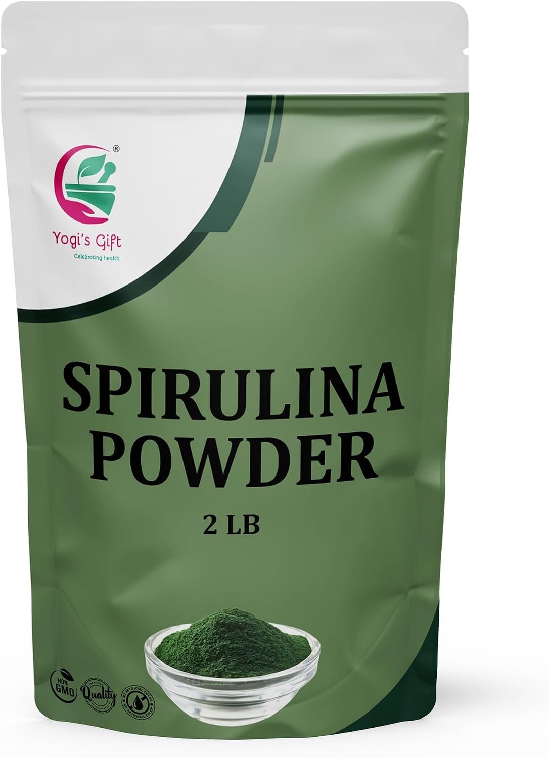 Yogi’s Gift® Spirulina Powder 2 Lb | Perfect for Smoothies & Juices