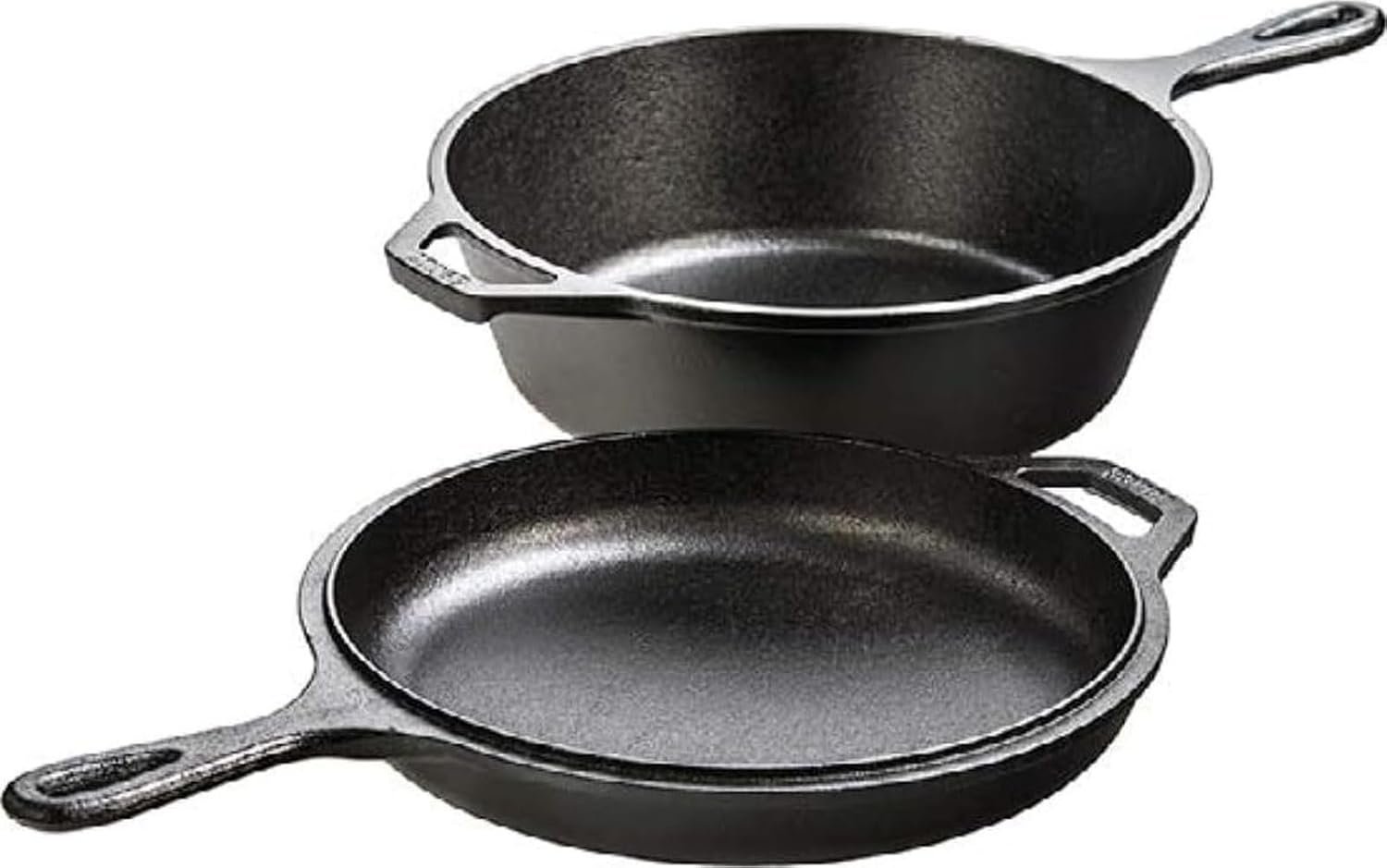 Lodge Cast Iron Combo Cooker, 3.2 Quart Deep Pot & 10.25 Inch Skillet Lid