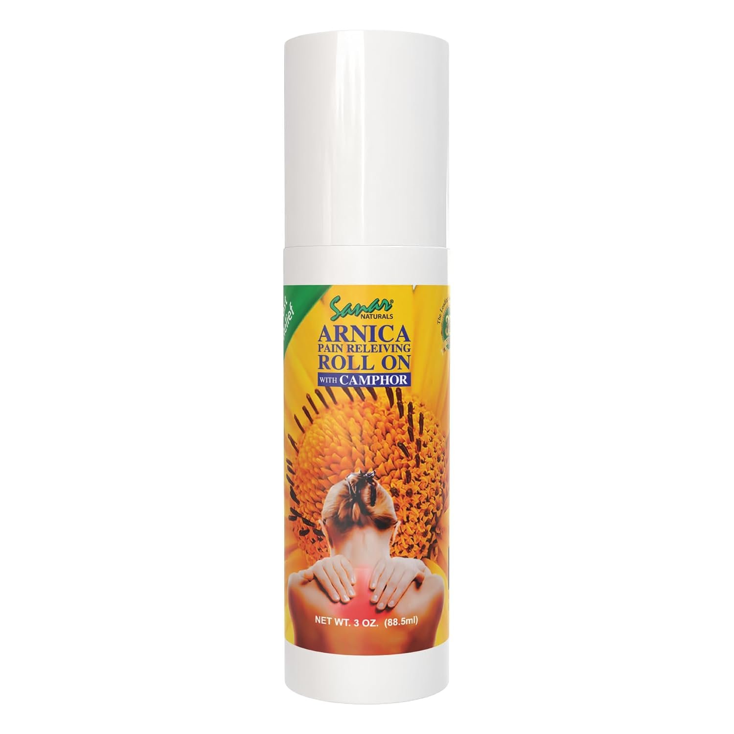 Sanar Naturals Arnica Gel Roll On, Menthol Muscle & Joint Pain Relief