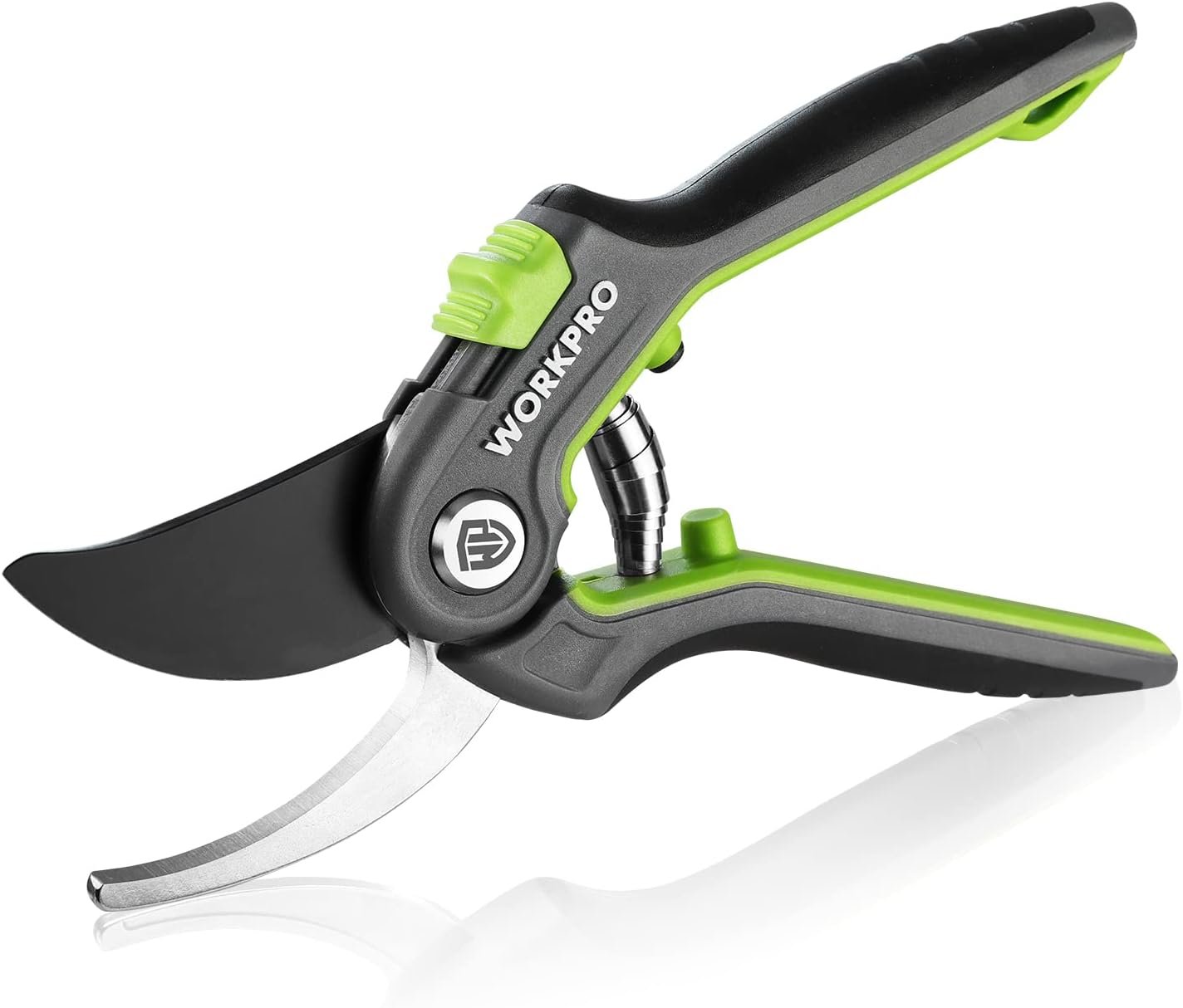 WORKPRO Pruning Shears, Garden Clippers with SK5 Steel Blades, 8″ Bypass