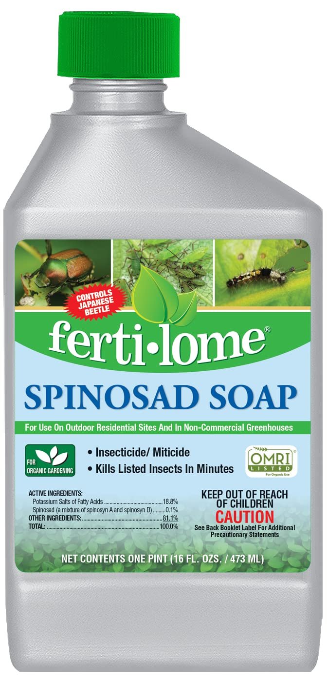 Fertilome (16052) Spinosad Soap Insecticide, Spinosad Bagworm, T, 16 oz