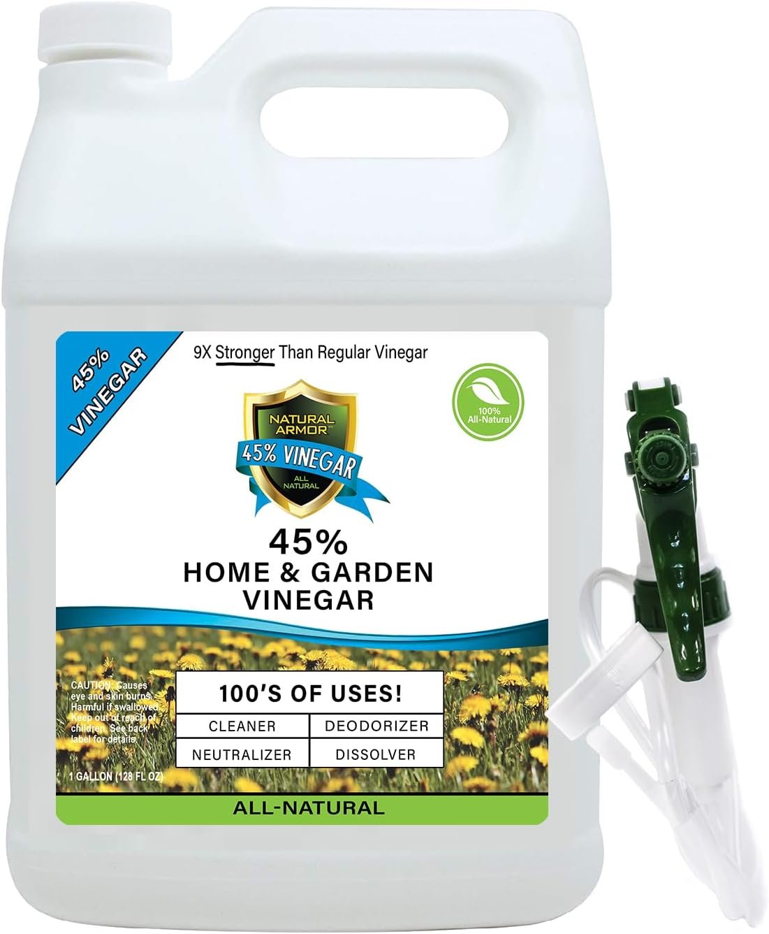 Natural Armor 45% Vinegar Industrial Strength Concentrate (128 Oz Gallon)