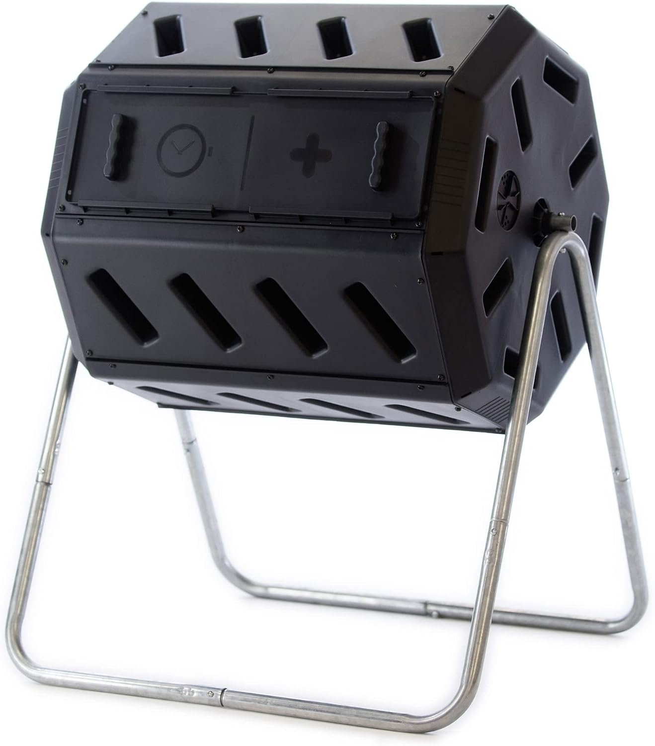 FCMP Outdoor IM4000 Dual Chamber Tumbling Composter (37 Gallon)