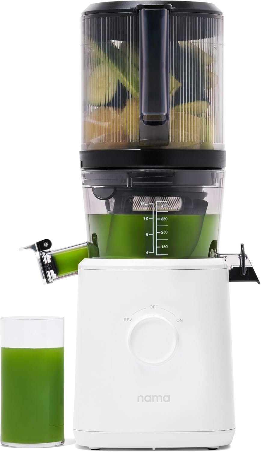 Nama J2 – Cold Press Juicer – Hands-Free – White