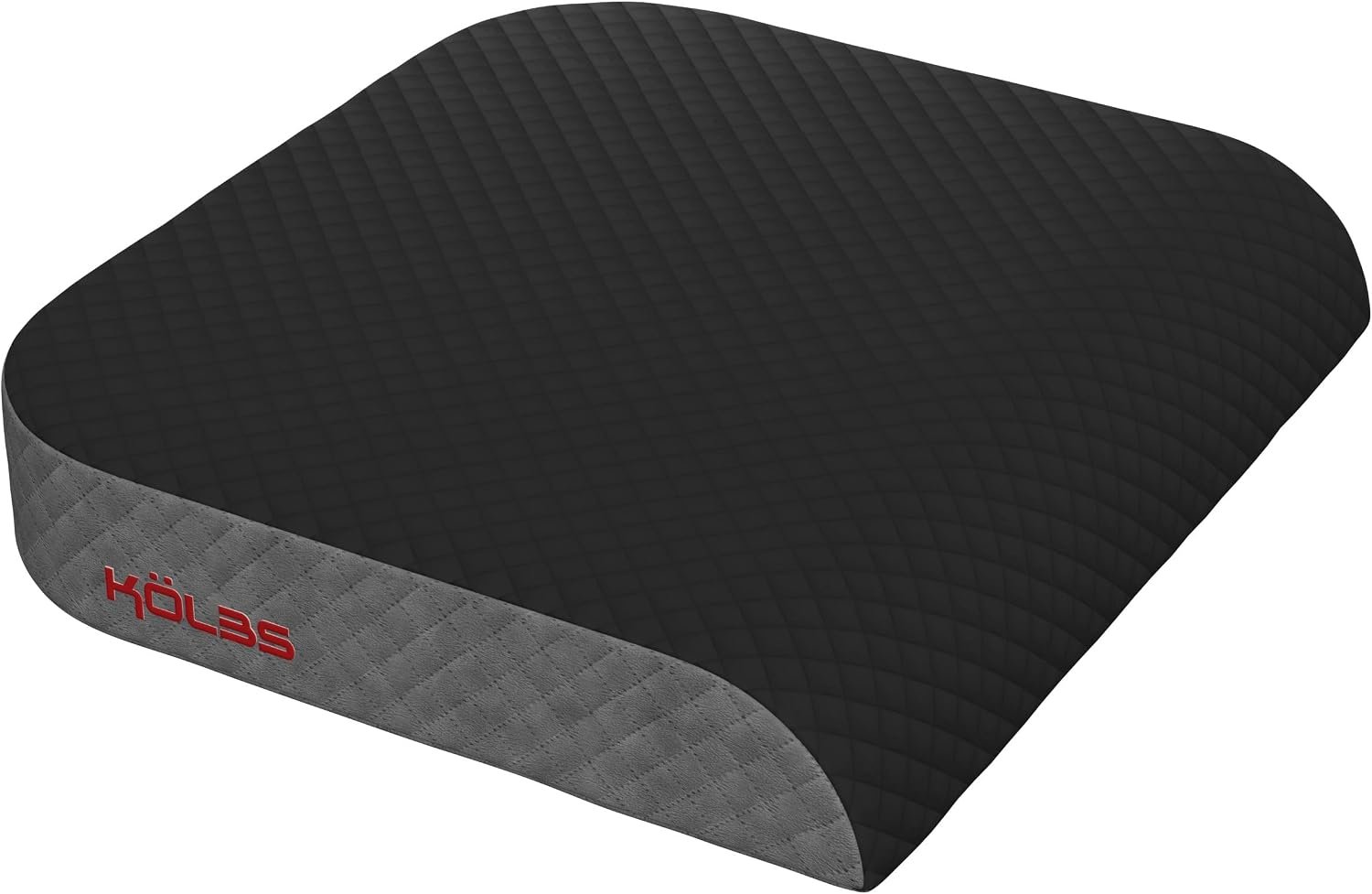 Kölbs Extra Large Seat Cushion, Stylish Plush Velvet Cover, X-Large Memory Foam for Office Chair, Floor Pillow, Cushion Back Pain Coccyx Pain Relief, Carry Handle (Extra Large)