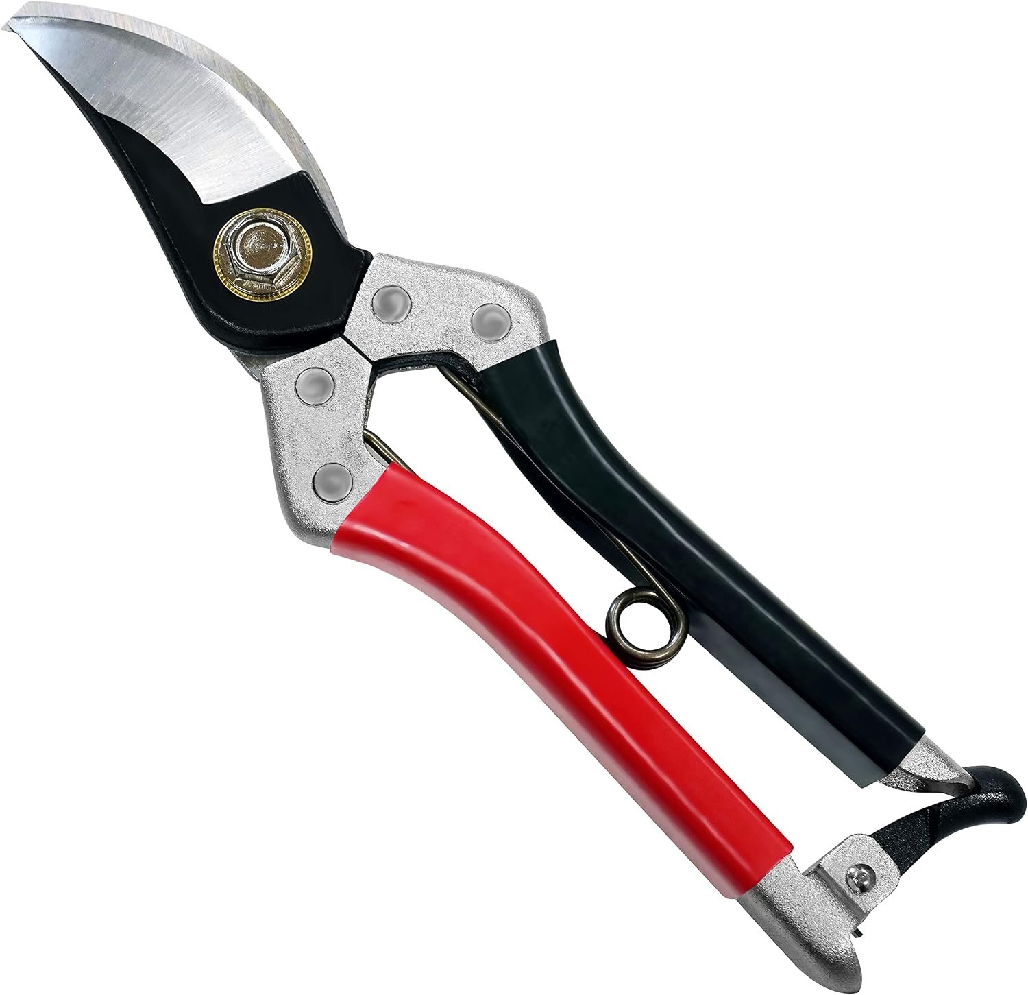 Kimura® 8″ Samurai Garden Pruning Shears, [Made in Japan], Heavy Duty Premium Japanese Yasugi Steel Blades, Non-Slip Vinyl Coated Handles, Ergonomic, Japanese Bypass Pruning Shears