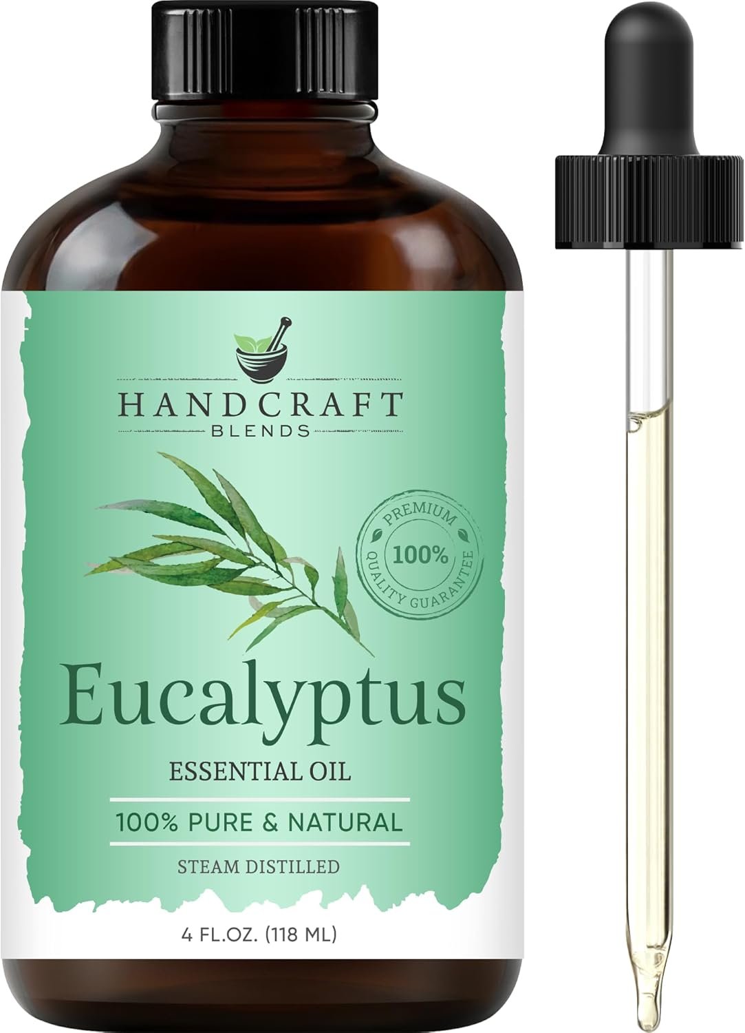 Handcraft Blends Eucalyptus Essential Oil – Huge 4 Fl Oz