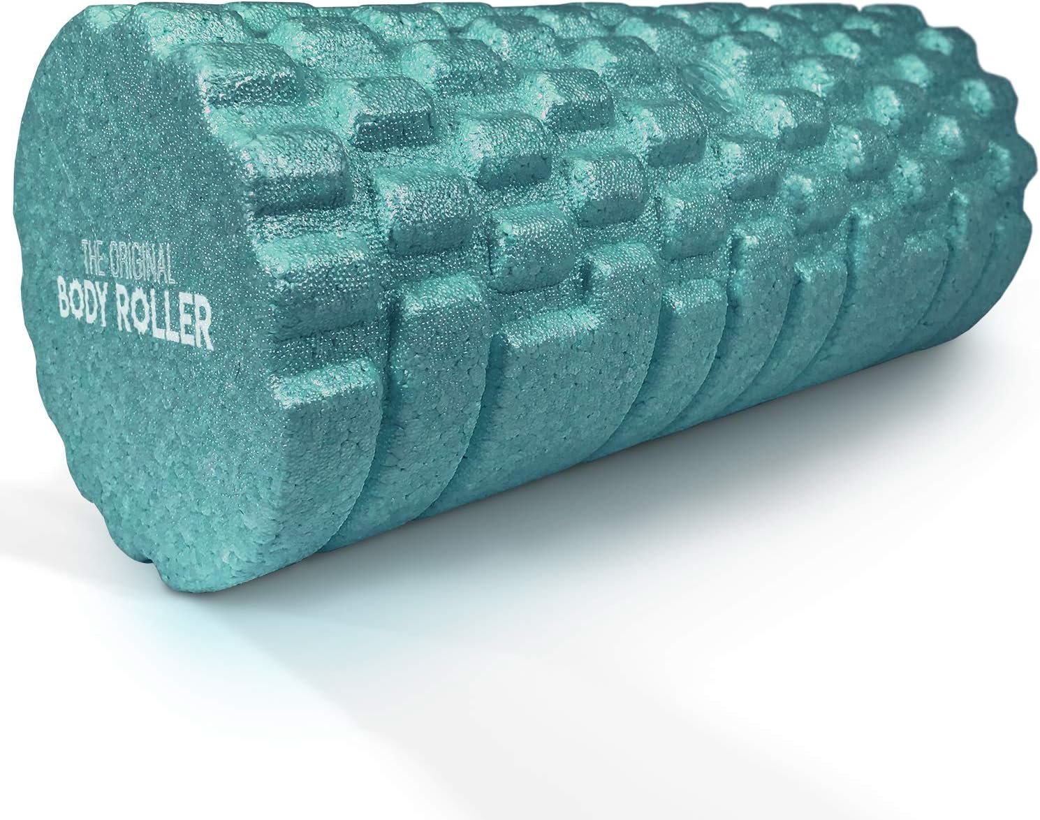 The Original Body Roller – High Density Foam Roller Massager for Deep Tissue Massage of the Back and Leg Muscles – Self Myofascial Release of Painful Trigger Point Muscle Adhesions (Turquoise)