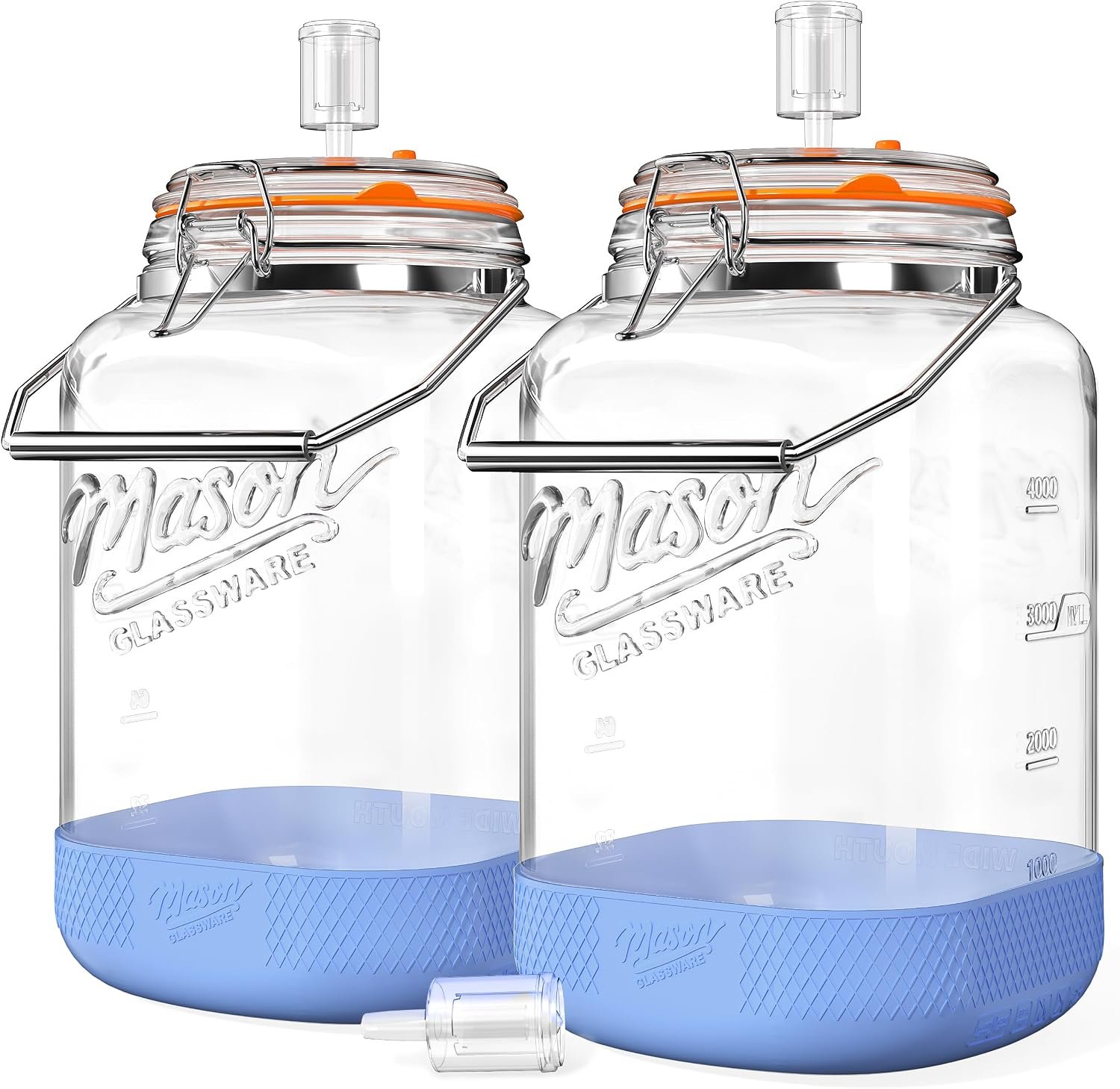 Folinstall 1.5 Gallon Fermentation Jar, Pickling Jars for Sourdough Starter