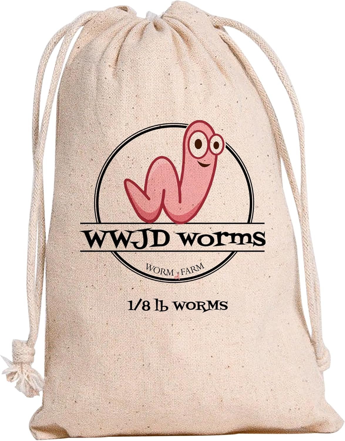Red Wigglers Composting Worms, 1/8lb Red Worms for Composting for Gardens