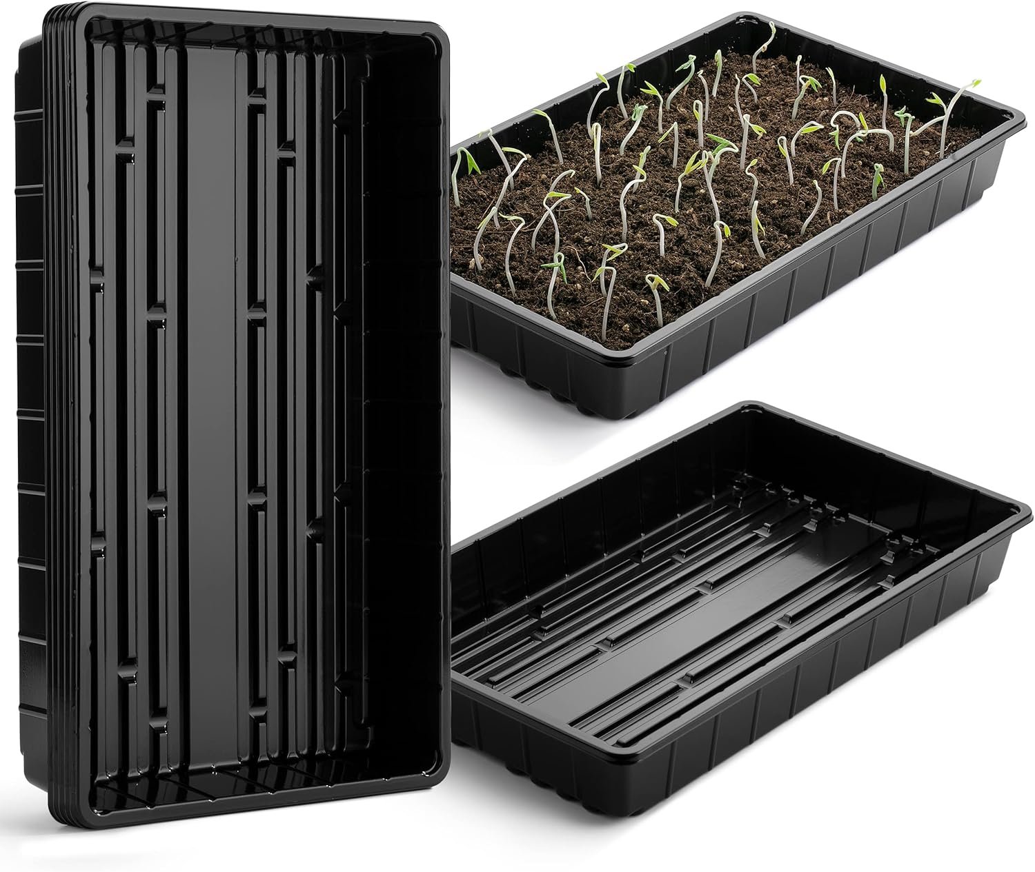 Mr. Pen- Seed Starter Trays, 5 Pack, 17″x10″x2.4″