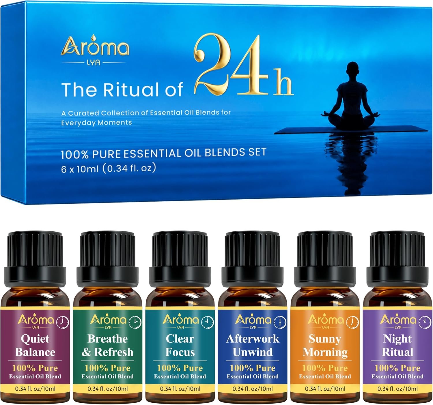 Essential Oils, The Ritual of 24h Essential Oil Blends Set