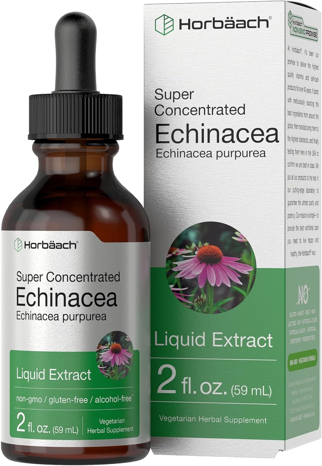 Horbaach Echinacea Drops Herb Tincture | 2 fl oz