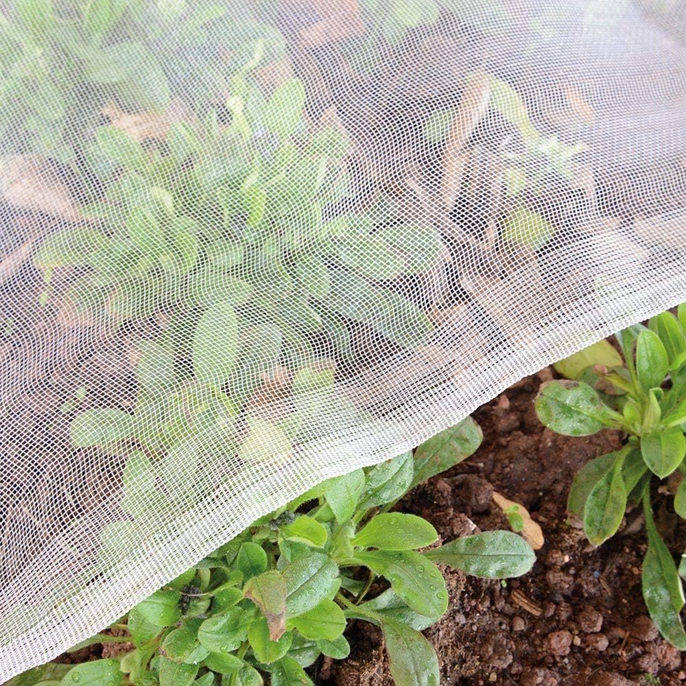Garden Netting Pest Barrier: 4’x10′ Fine Bug Netting