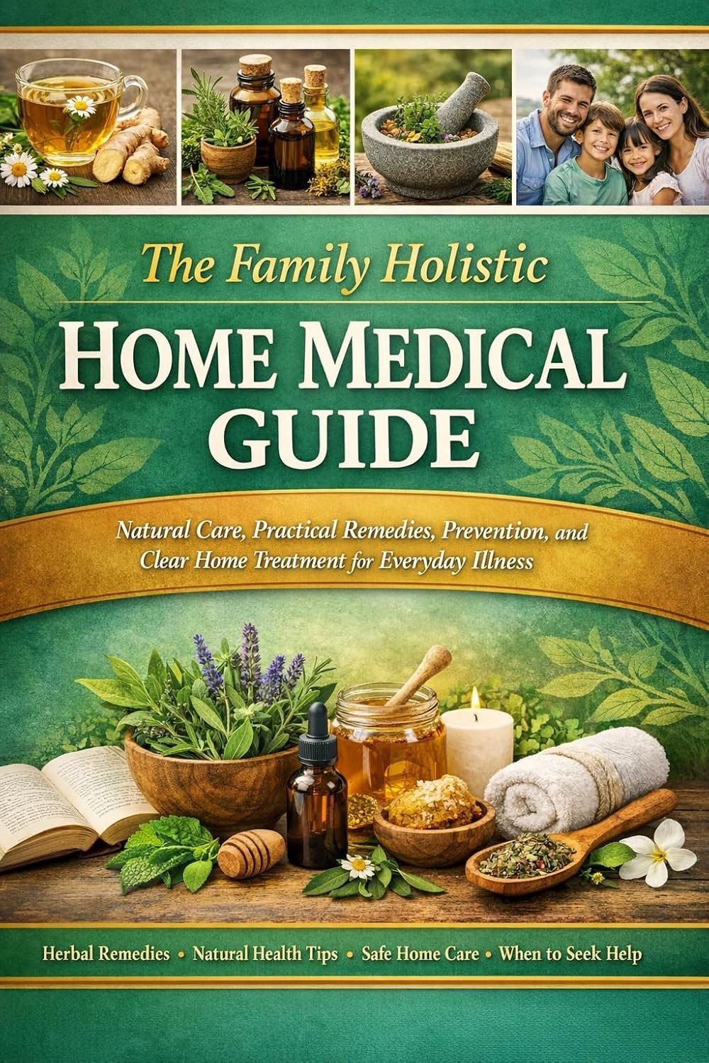 The Family Holistic Home Medical Guide: Natural Care, Practical Remedies, Prevention, and Clear Home Treatment for Everyday Illness