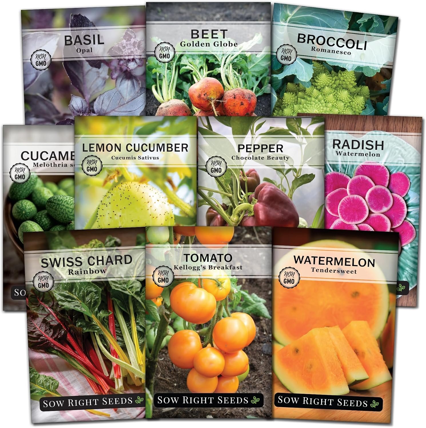 Sow Right Seeds – Rare Exotic Vegetable Seed Collection for Planting Garden