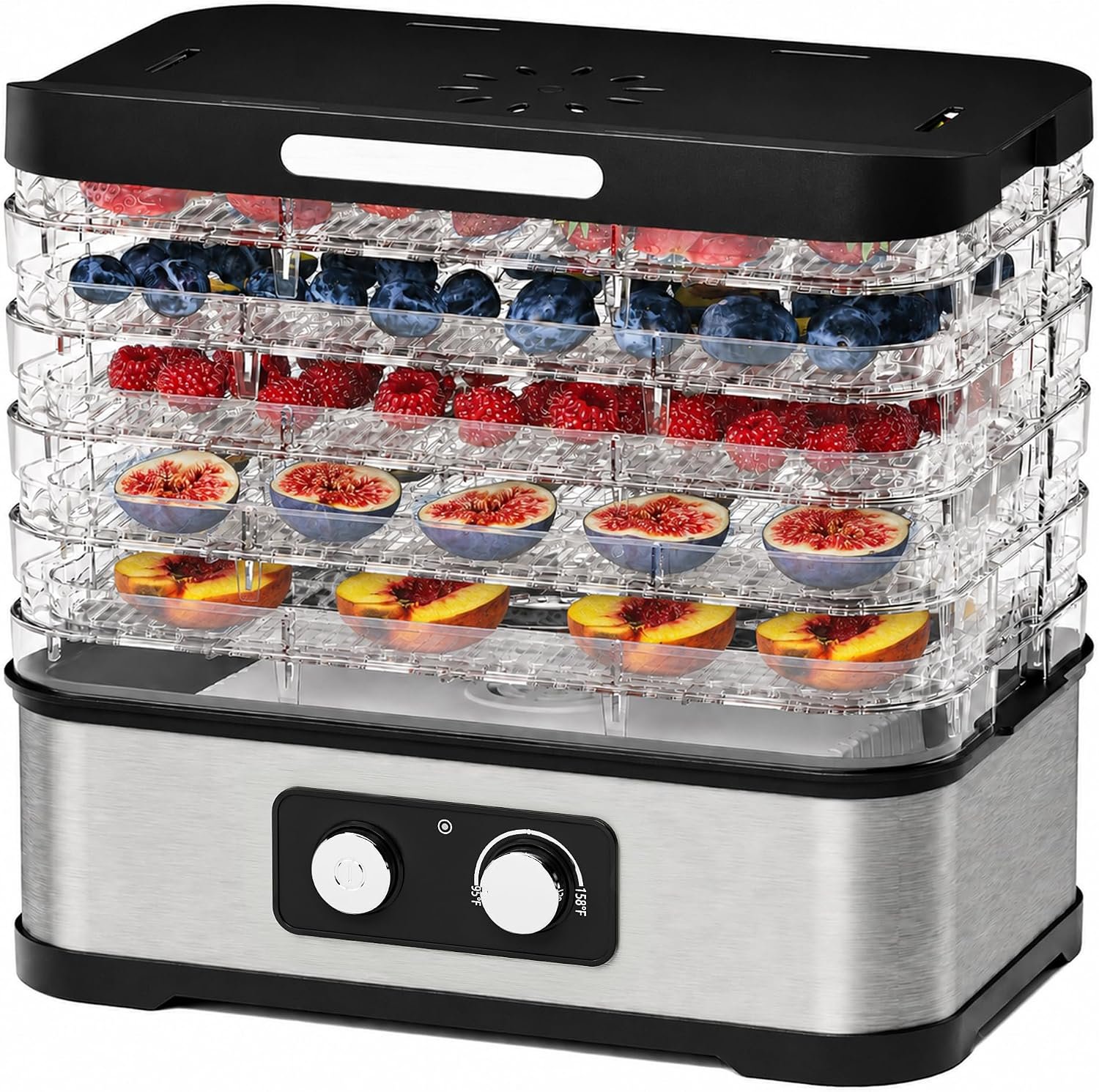 Small Food Dehydrator for Jerky, Fruit, Herbs & Pet Treats