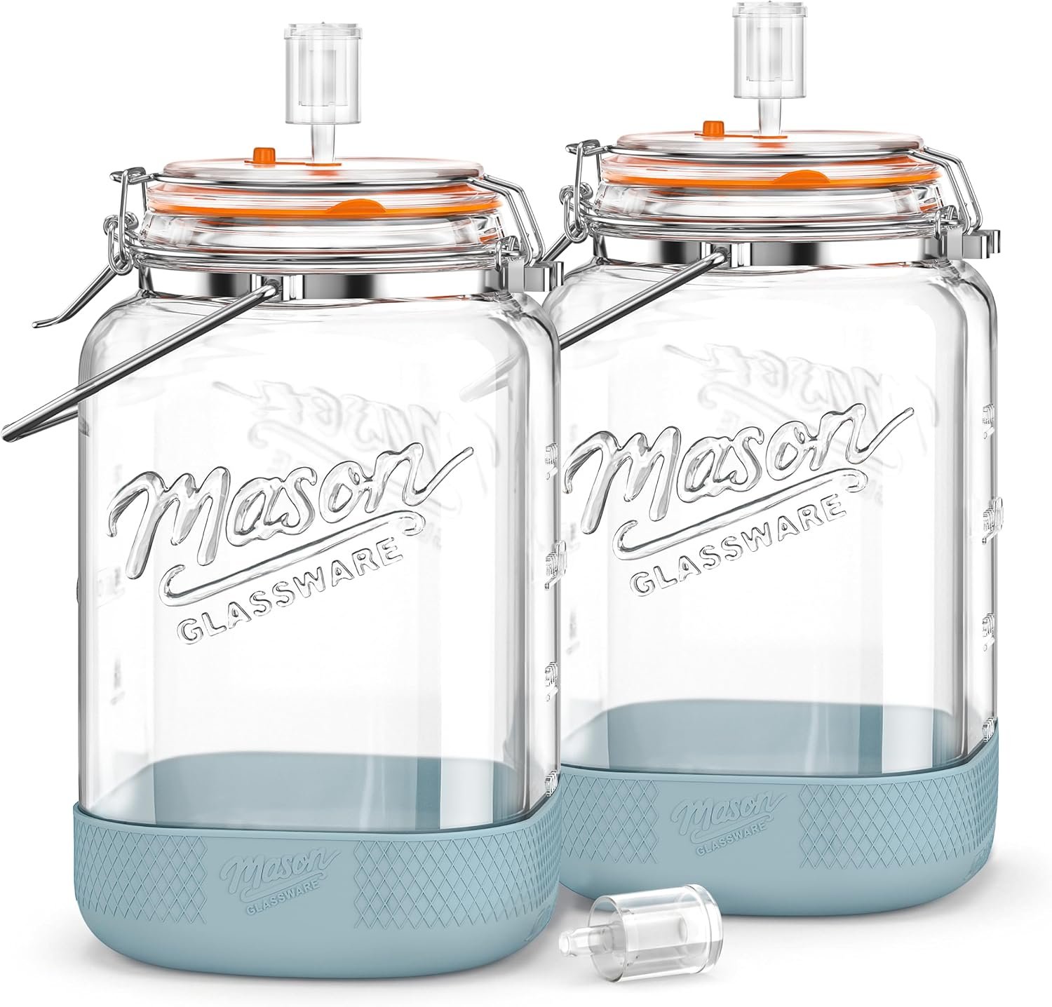 1.5 Gallon Fermentation Jar with Airlocks, Pickle Jar for Sourdough Starter