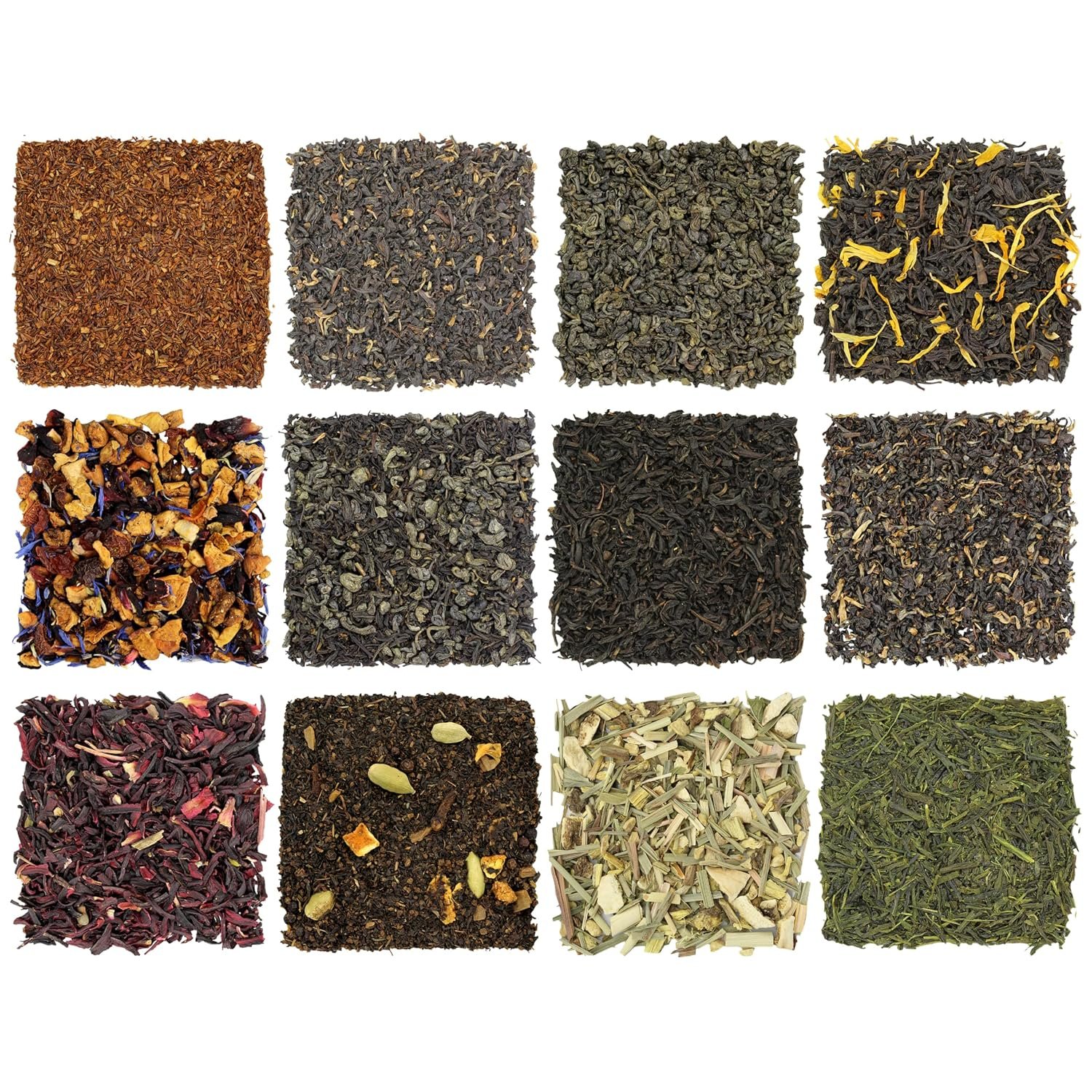 Solstice Loose Leaf Tea Ultimate Sampler Feat. 12 Teas; Approx 180+ Servings