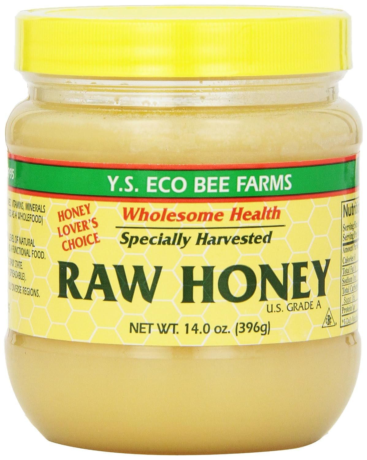 YS Organic Bee Farms – Healthy Honey (Raw), 14 oz