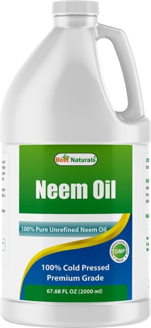 Best Naturals 100% Pure Neem Oil, 68 OZ (2000 ML)