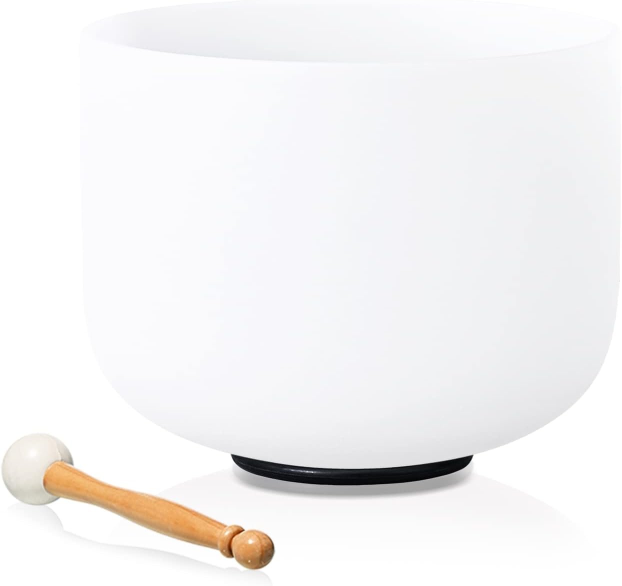 528 Hz 8 Inch C Note Root Chakra Crystal Singing Bowl
