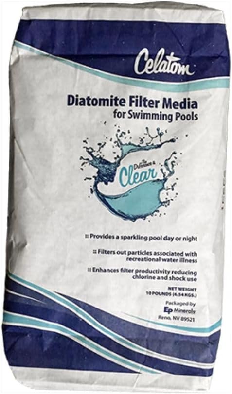 DPM EP Minerals Celatom Diatomaceous Earth Swimming Pool Filter Powder 25 lbs (Diatomaceous Earth Powder)