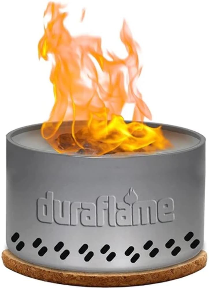 Duraflame™ Tabletop Bonfire & Portable Outdoor Campfire, Fire Pit, Lightweight & Compact, Emergency Fire Kit, Burns up to 4 Hours, Food Grade Wax & Recyclable Tin.