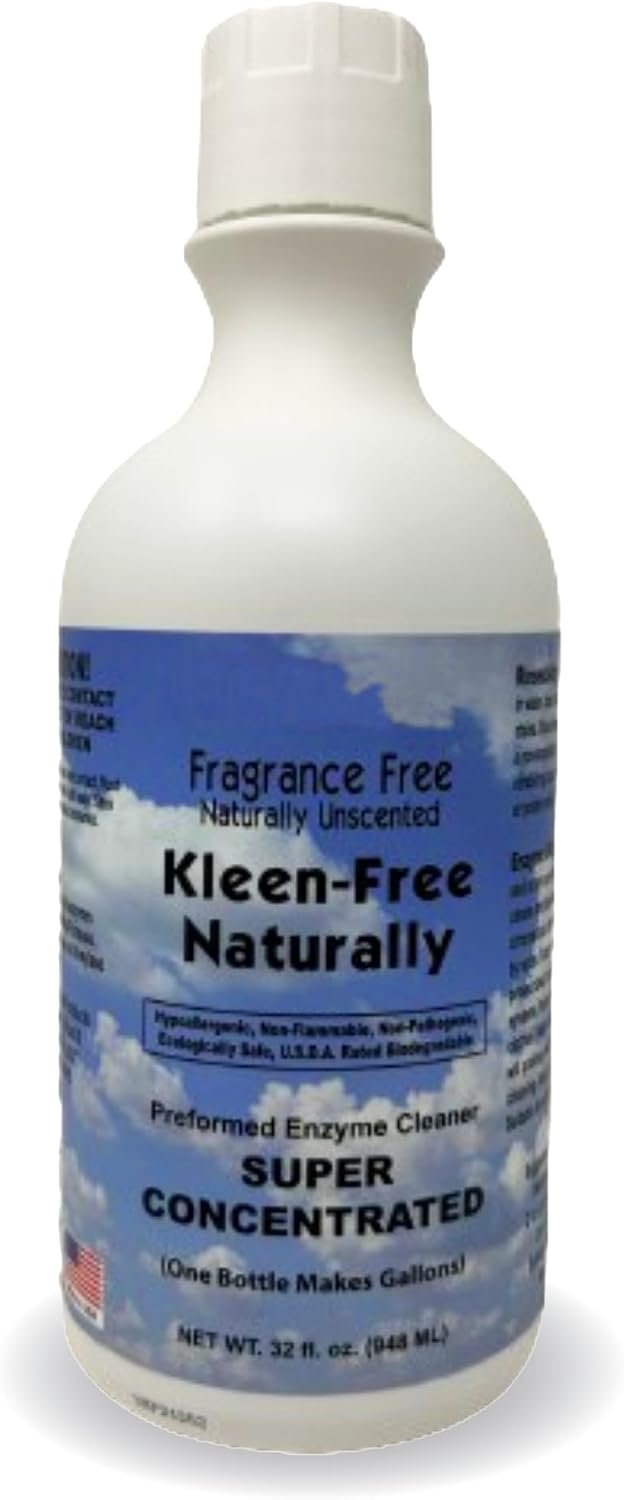 Naturally Unscented Enzyme Cleaner, Concentrate, 32 fl oz Bottle