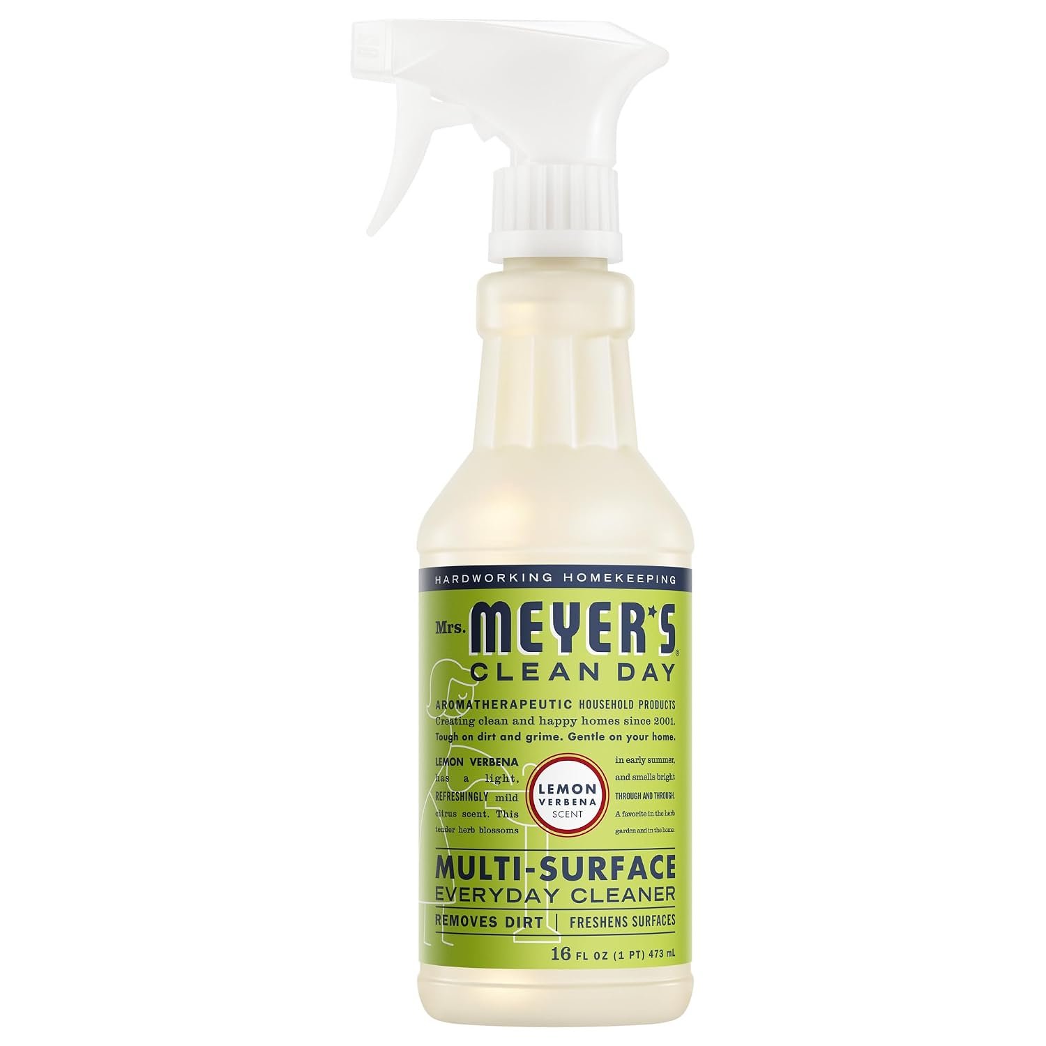 MRS. MEYER’S CLEAN DAY Multi-Surface Cleaner, Lemon Verbena, 16 fl oz