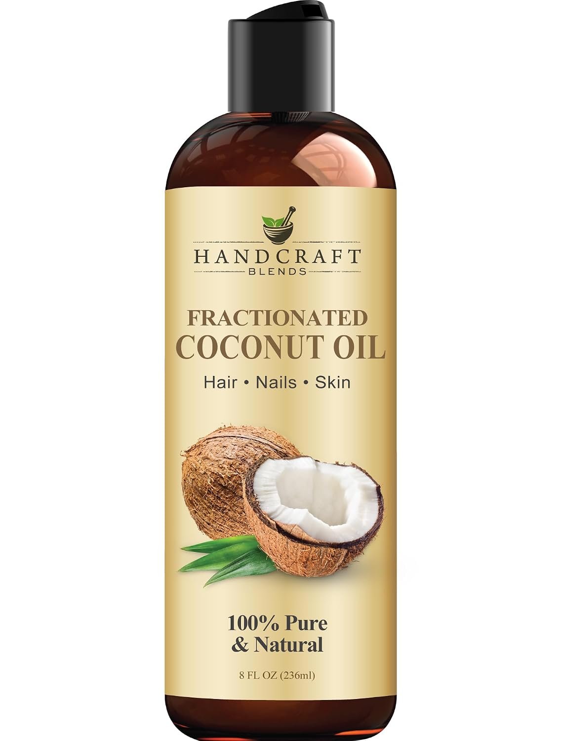 Handcraft Blends Fractionated Coconut Oil – 8 Fl Oz