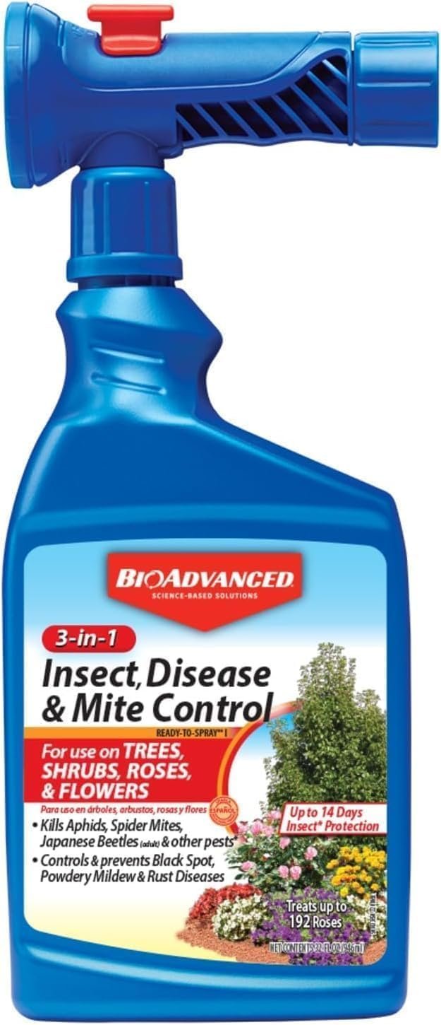 BioAdvanced 3-in-1 Insect, Disease, and Plant Mite Control – 32 fl oz