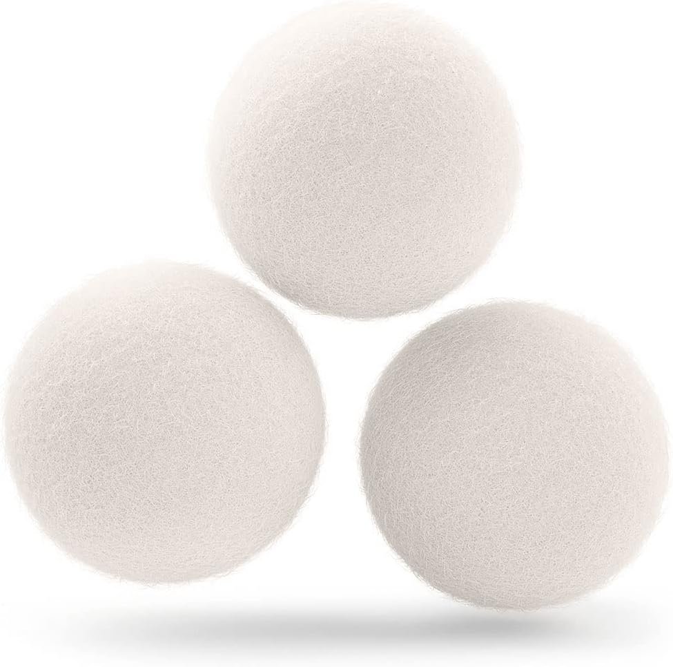 Cosy House Collection Wool Dryer Balls Premium Natural Fabric Softener