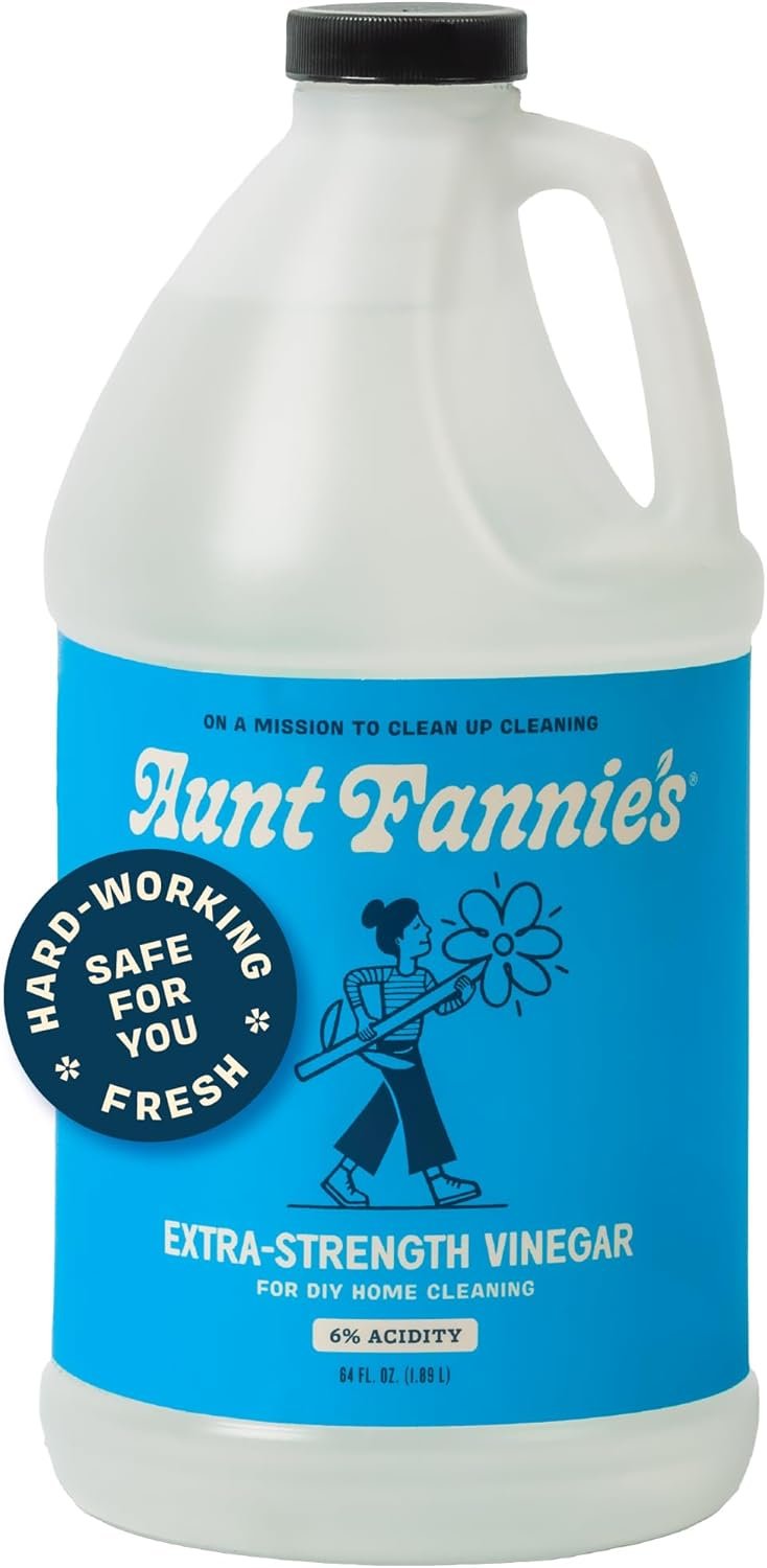 Aunt Fannie’s Extra Strength Cleaning Vinegar, Unscented, 64 oz, Pack of 1
