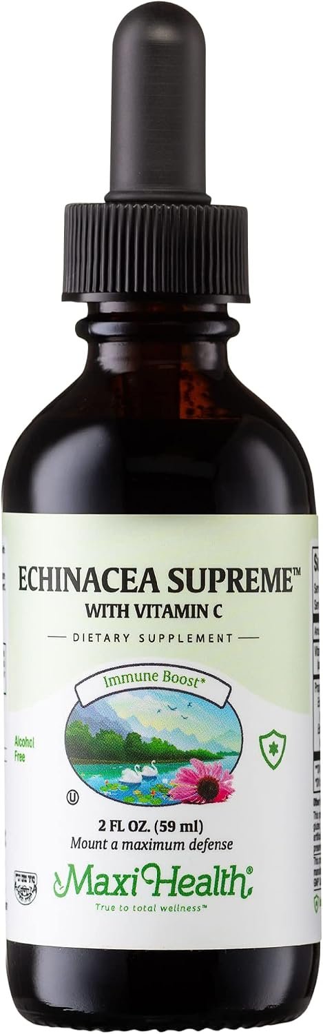 Maxi Health® Echinacea Supplement, Liquid with Vitamin C (2 fl oz)