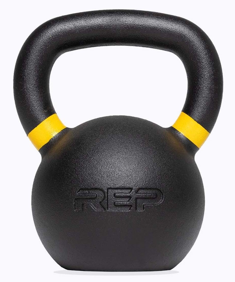 REP Fitness Kettlebell Set and Singles, 4kg to 24kg, 9lb to 53lb Weight Range, Cast Iron, Strength Exercise Training, Home Gym, Power Workout Equipment, Free Weights, Dumbbell Alternative