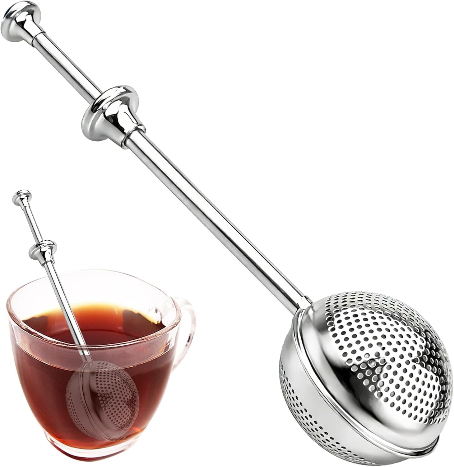 Tea Ball Tea Infuser for Loose Leaf Tea, Stainless Steel Tea Strainers