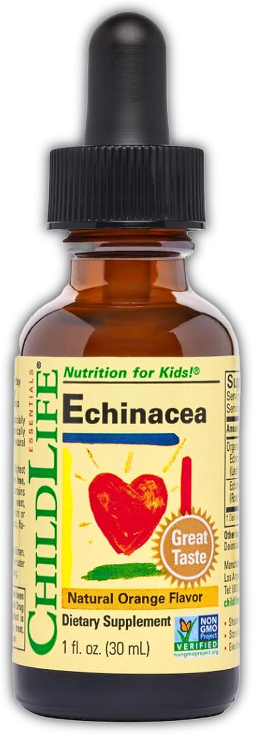 CHILDLIFE ESSENTIALS Echinacea for Kids, Orange, 1 Fl Oz (Pack of 1)