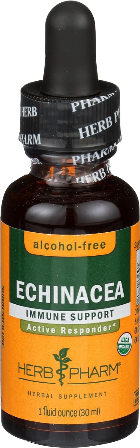 Herb Pharm Organic Echinacea Glycerite, 1 FZ