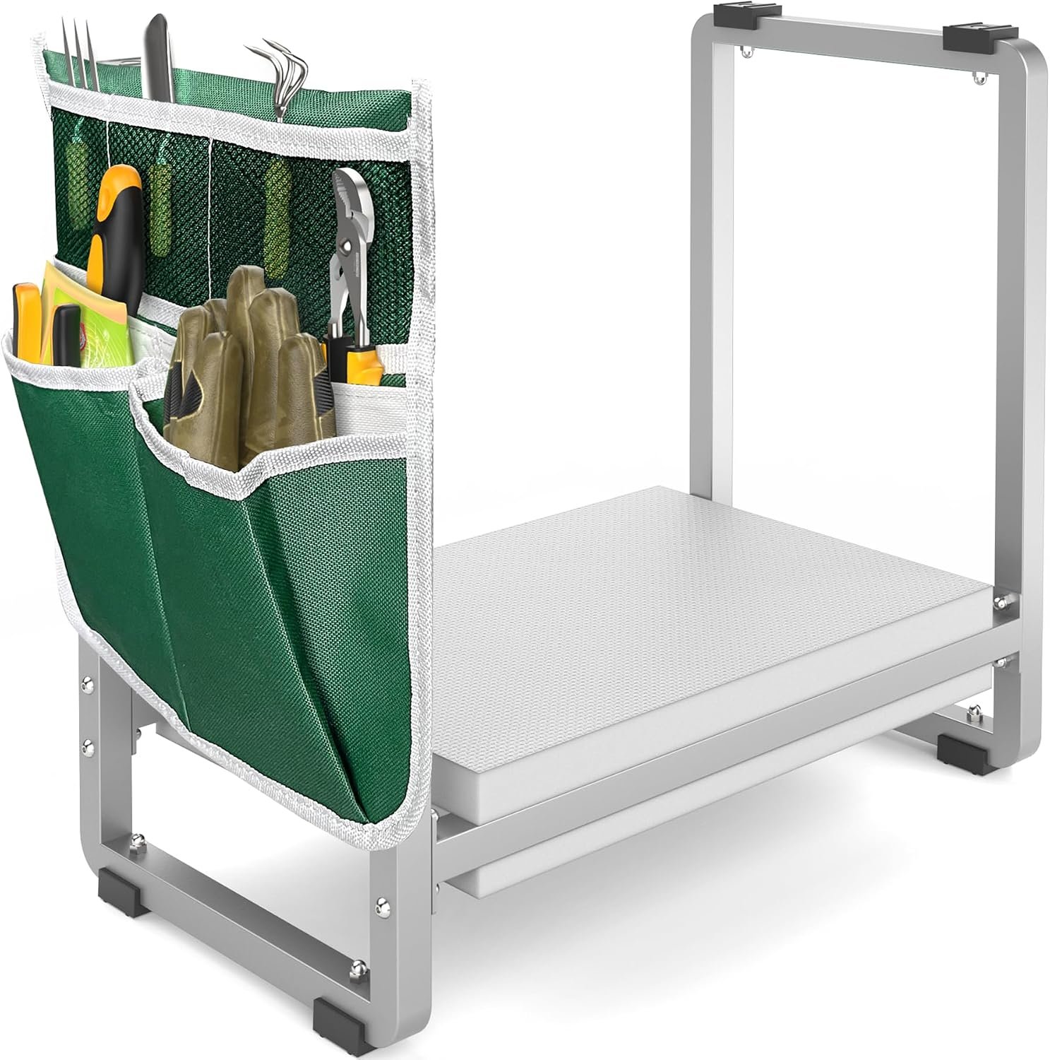 Garden Kneeler and Seat, 10.2″ Wider Heavy Duty Thick for Kneeling and Seat