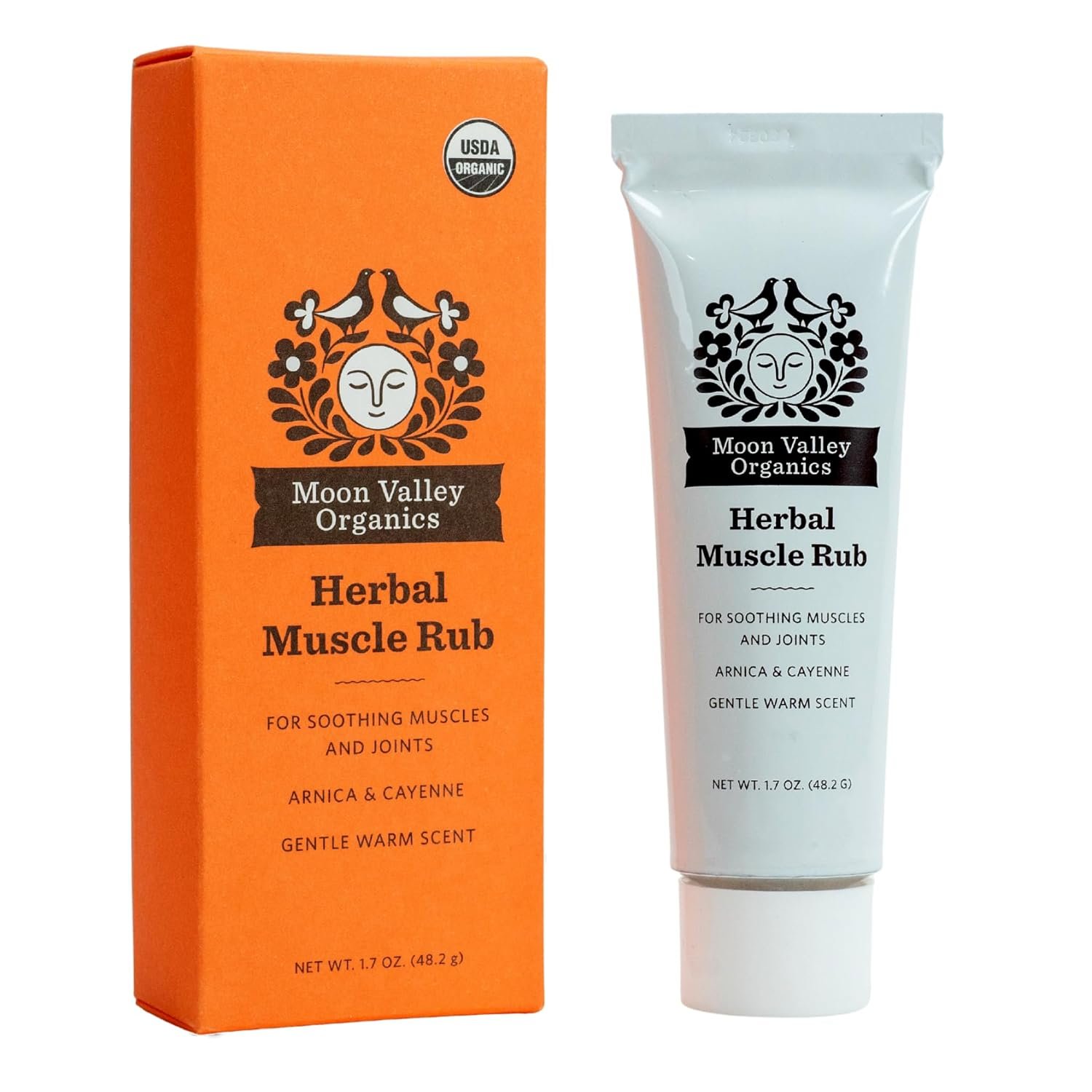 Moon Valley Organics Herbal Muscle Rub with Cayenne for Aches & Pains