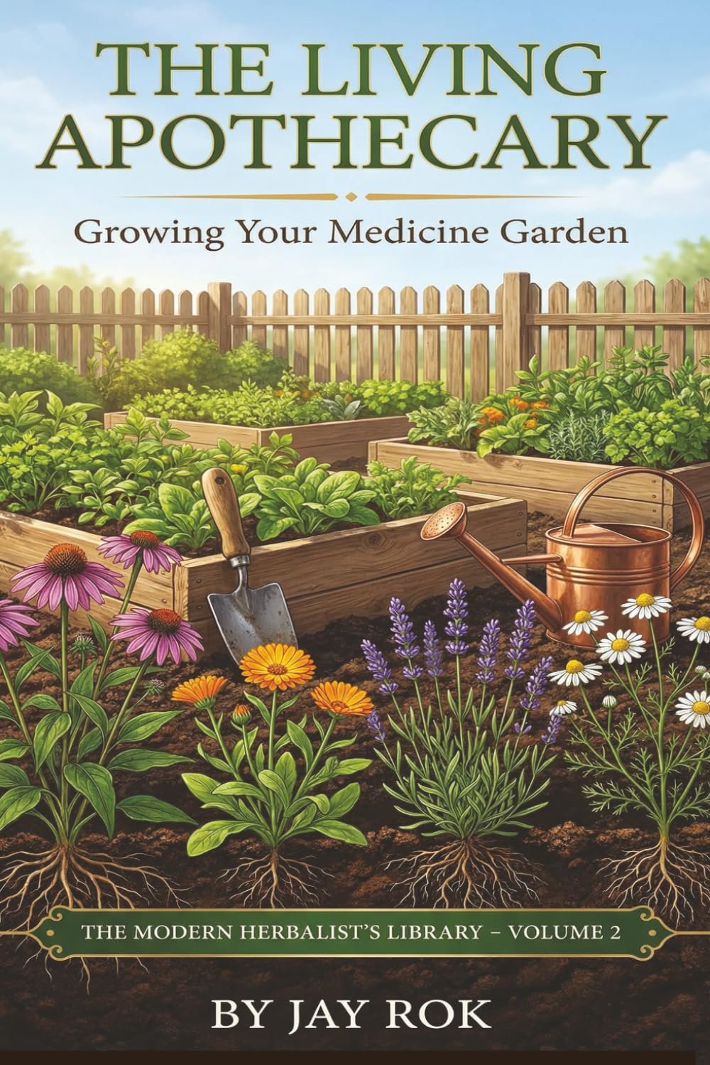 The Living Apothecary: Growing Your Medicine Garden: A Complete Guide to Cultivating, Harvesting, and Using Medicinal Herbs at Home (The Modern Herbalist’s Library Series)