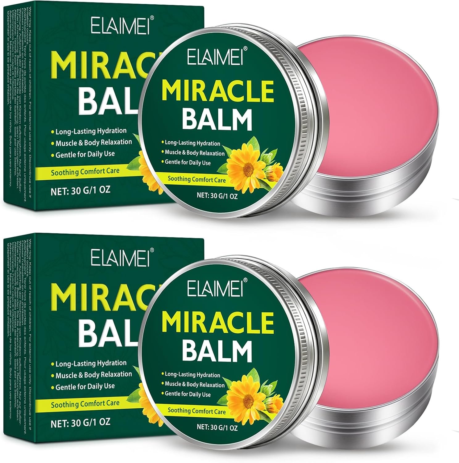 Miracle Balm for Varicose Veins 30g x2 –Gentle for All Skin Types