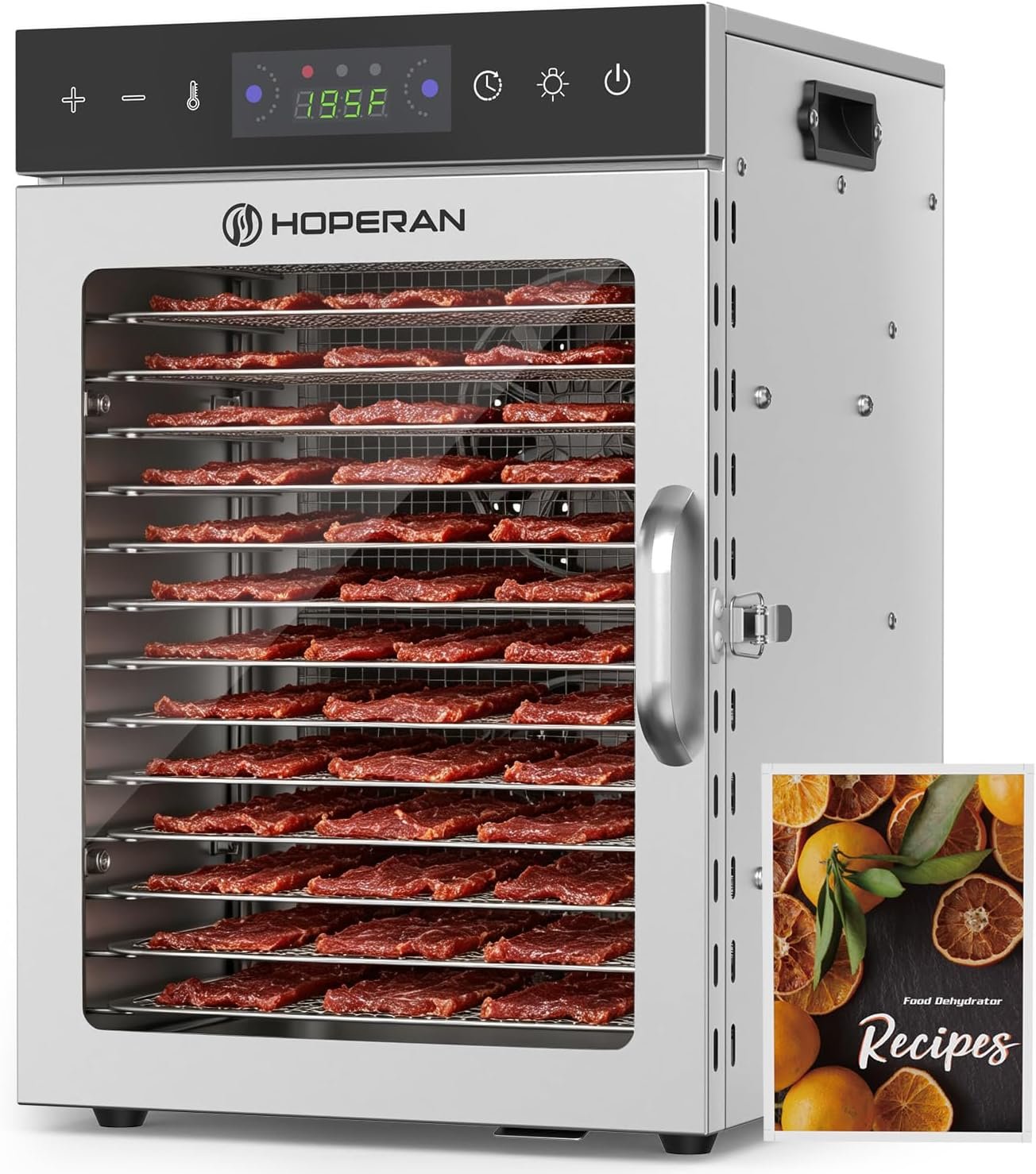 HOPERAN 14 Tray Food Dehydrator Machine for Jerky, Fruit, Herb & Dog Treats